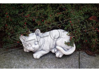 Dekorative Garten Dekoration Katze Terrasse Stein Figuren Figur Statue