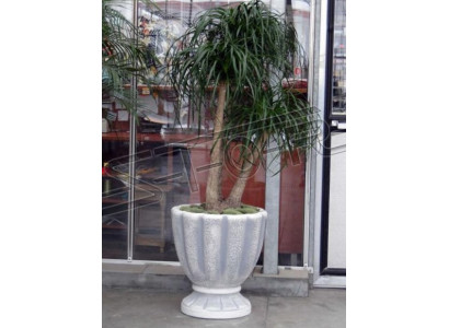 Design Blumentopf Deko Top Planz Kübel Gefäß Töpfe Figur Gesicht Skulptur