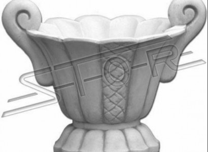 Design Blumentopf Top Planz Deko Kübel Gefäß Figur Töpfe Gesicht Skulptur