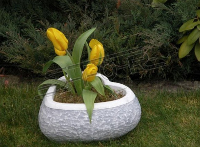 Design Blumentopf Top Planz Kübel Gefäß Töpfe Figur Herz Skulptur