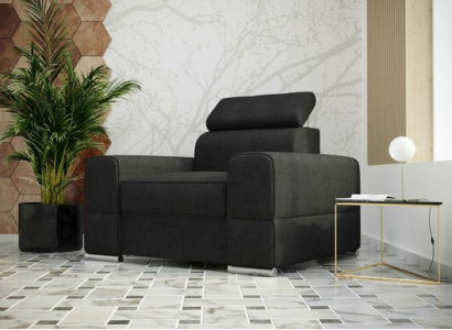 Design Luxus Chair Sessel Sofa 1 Sitzer Fernseh Lounge Chaise Sofa Leder Textil