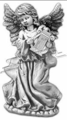 Engel 38cm Skulptur Design Figur Statue Garten Figuren Statuen