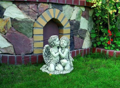Engel Kinder Skulptur Design Figur Statue Garten Figuren Dekor Statuen
