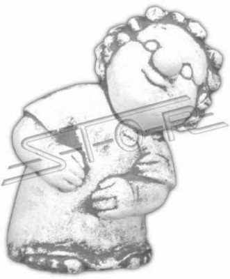 Figur Blumenkübel Pflanz Kübel Dekoration Figur Blumentöpfe Dekor Garten