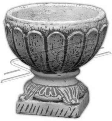 Figur Blumenkübel Pflanz Weiß Kübel Dekoration Figur Blumentöpfe Garten