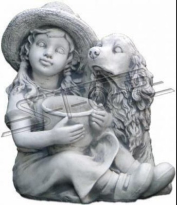 Figur Dekoration Blumenkübel Blumentöpfe Pflanz Kübel Dekor Figur Garten