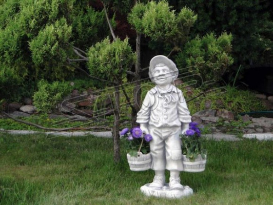Figur Dekoration Blumenkübel Pflanz Blumentöpfe Kübel Dekor Figur Garten