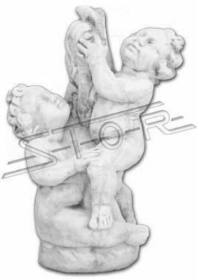 Figur Skulptur Kinder engel Skulpturen Designer Garten Figuren
