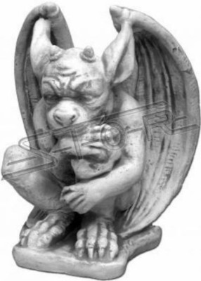 Figur Teufel Garten Drachen Statue Skulptur Skulpturen Figuren
