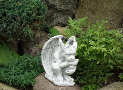 Figur Teufel Garten Drachen Statue Skulptur Skulpturen Figuren