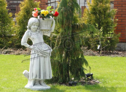 Frau 108cm Skulptur Design Figur Statue Garten Figuren Statuen