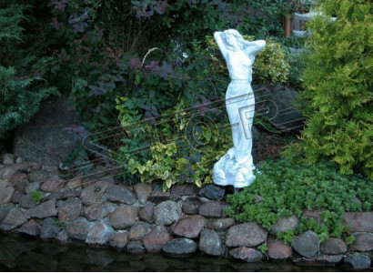 Frau 69cm Skulptur Design Figur Statue Garten Figuren Statuen