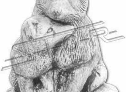 Garten Deko Katze Statue Skulptur Figuren Skulpturen Designer Figur