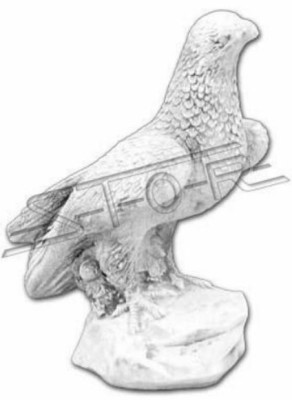 Garten Dekoration Adler Statue Skulptur Figuren Skulpturen Designer