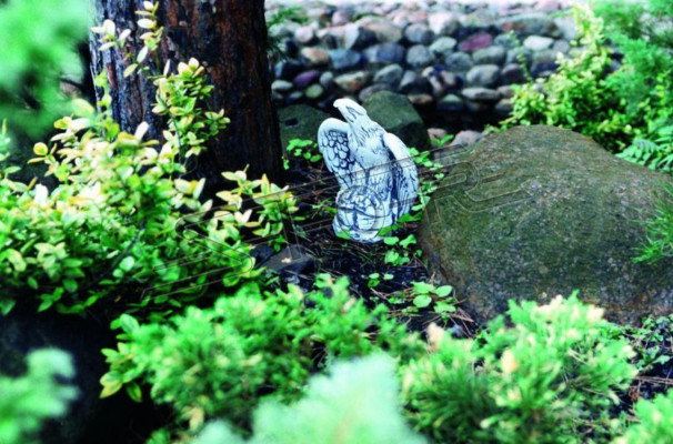 Garten Dekoration Adler Terrasse Stein Figuren Figur Statue Skulptur