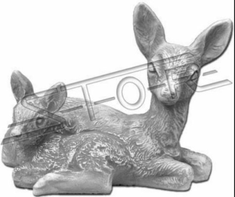 Garten Dekoration Bambi Terrasse Stein Figuren Figur Dekorative Statue