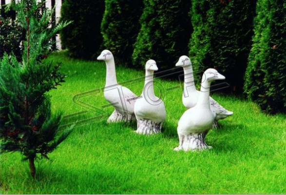 Garten Dekoration Ente Statue Skulptur Figuren Skulpturen Designer