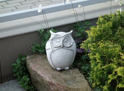 Garten Dekoration Eule Terrasse Stein Figuren Figur Dekorative Natur Statue