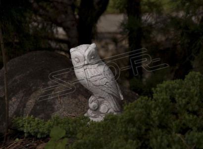 Garten Dekoration Eule Terrasse Stein Natur Figuren Figur Dekorative Statue