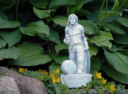 Garten Dekoration Fischer Statue Skulptur Figuren Skulpturen Designer