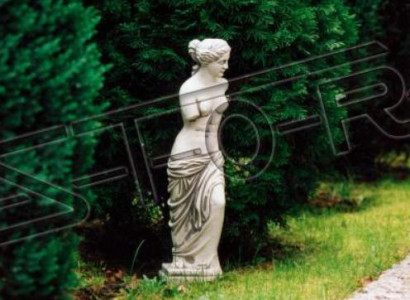 Garten Dekoration Frau 58cm Terrasse Stein Figuren Figur Deko