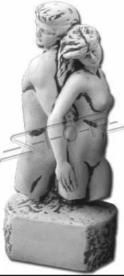 Adam & Eva Skulptur Design Figur Statue Garten Figuren Statuen