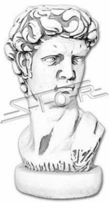 Adam Büste Skulptur Design Figur Statue Garten Figuren Statuen