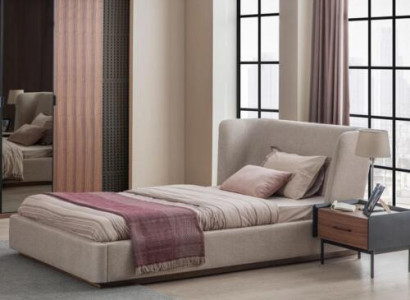 Modern Komplett Bett Luxus Nachttisch Schlafzimmer Set 2tlg Holz Möbel