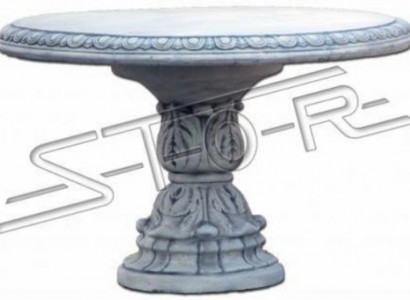 Antik Ritter Stil Tisch Garten Tische Stein Dekoration Rund Möbel