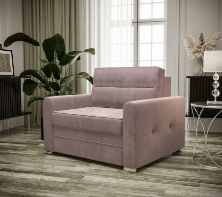 Relax Stoff Textil Lounge Fernseh 1 Sitzer Sessel Design Stuhl Polster Club Neu