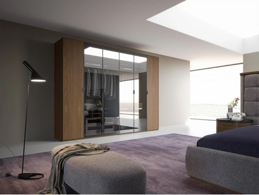 Schlafzimmer Luxus Set 4tlg Bett 2x Nachttische Design Bank Modern Möbel