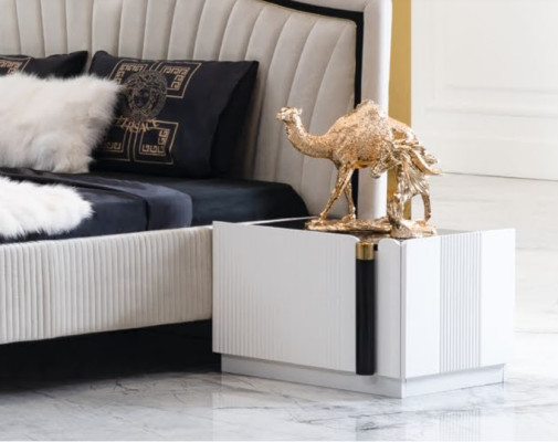 Schlafzimmer Tisch Nachttische Holz Nachttisch Nachtkonsole Design Beistelltisch