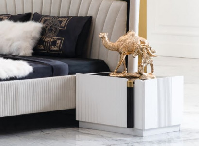 Schlafzimmer Tisch Nachttische Holz Nachttisch Nachtkonsole Design Beistelltisch