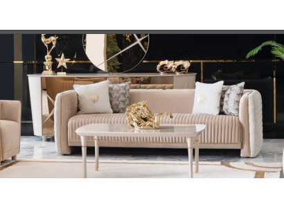 Dreisitzer Couch Polster Luxus Sofa Sitz Sofas Zimmer Möbel 3er Italien Design