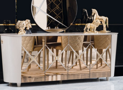 Kommode Italienischer Stil Kommoden Gold Sideboards Massiv Holz Möbel Kommoden