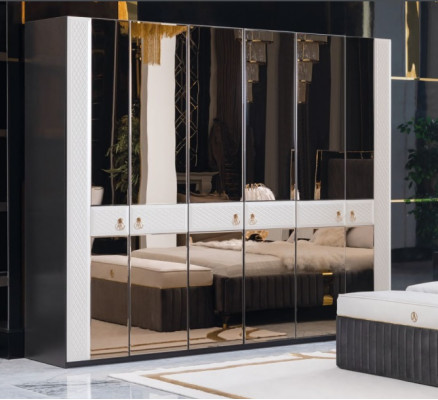 Schlafzimmer Schrank Holz Möbel Italienischer Stil Schränke Kleiderschrank Neu