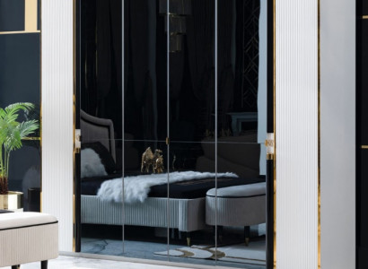 Kleiderschrank Möbel Schrank Italienischer Stil Luxus Schränke Schlafzimmer Gold