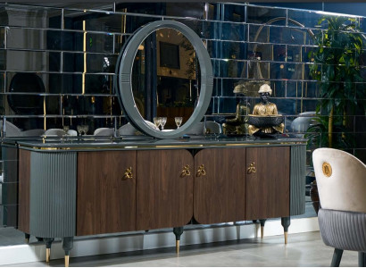 Möbel Kommode Sideboard Schrank Modern neu Kommoden Holz Schränke Anrichte Neu