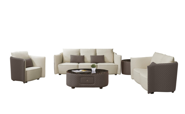 Sofagarnitur 3+2+1 Sitzer Set Sofa Design Polster Modern Couchen Couch