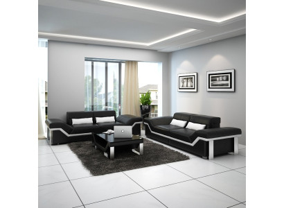 Sofagarnitur 3+3 Sitzer Set Design Sofa Polster Couchen Couch Modern