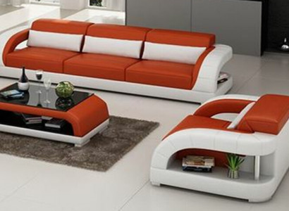 Sofa Sofagarnitur 3+1+1 Set Sitzer Design Polster Couchen Couch Modern