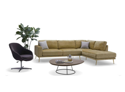 Design Stoff Ecksofa L-Form Sofa Couch Design Polster Textil Deko Modern