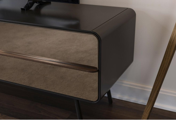 rtv Lowboard tv Ständer Regale Sideboard Wohnzimmer Holz Braun Modern