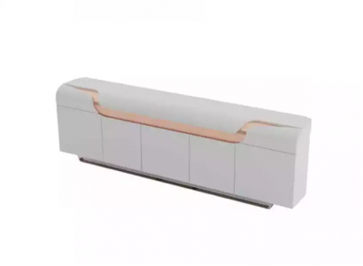 Sideboard Bürokommode Büro Einrichtung Design Möbel Schrank Lowboard Weiß