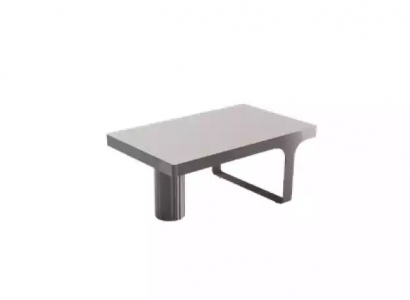 Luxus Couchtisch Büro Designermöbe Tisch Beistelltische Holz Grau