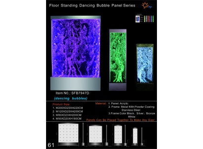 Wassersäule wasserwand Wasserfall Led Luxus Design Einrichtung Metall