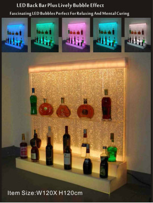 Led Wasser Wand Regal Bar Einrichtung Ausgefallene Regale Schrank Glas