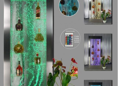 Led Wasser Wand Bar Regal Säule Wassersäulen Deko Theke Regale Designer