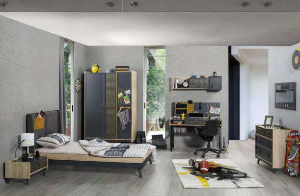 Kleiderschrank Schrank Jugendzimmer Schränke Hochschrank Jugend Kleiderschränke