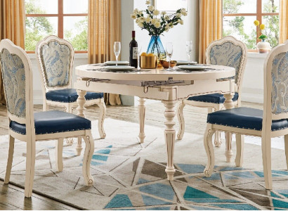 Runder Barock Esstisch Tisch Klassische Esstische Möbel Tische Holz Möbel Neu